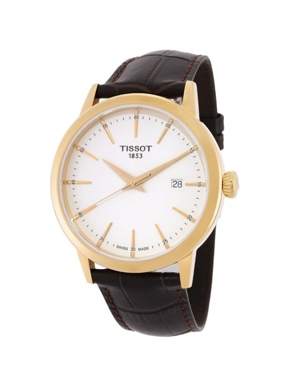 NWT Tissot Classic Dream Quartz Ivory Dial Watch